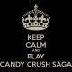Shirt candy crush saga keep calm noir pour homme et femme