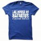 Shirt Spartacus blanc/bleu royal pour homme et femme