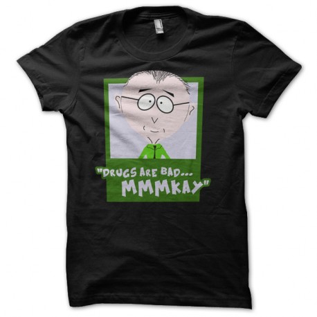 Shirt Mr Mackey South Park parodie noir pour homme et femme
