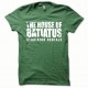 Shirt Spartacus blanc/vert bouteille pour homme et femme