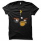 Shirt humoristique Angry Birds noir pour homme et femme