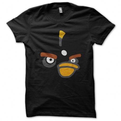 Shirt humoristique Angry Birds noir pour homme et femme