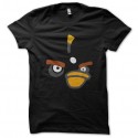Shirt humoristique Angry Birds noir pour homme et femme
