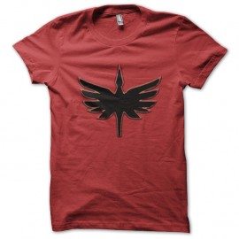Shirt pictogramme icarus rouge pour homme et femme