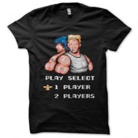Shirt Contra player noir pour homme et femme