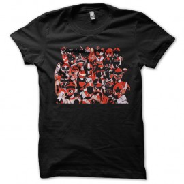 Shirt Gaoranger contre Super sentai noir pour homme et femme
