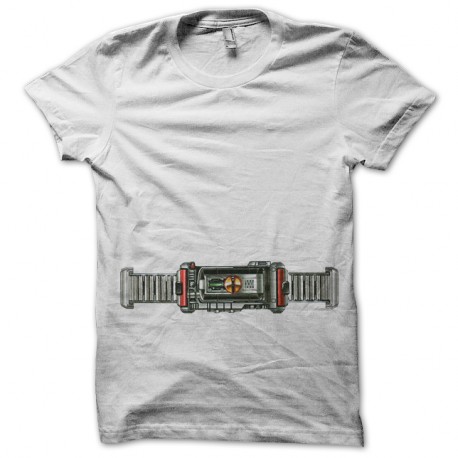 Shirt ceinture de Kamen Rider Faiz blanc pour homme et femme
