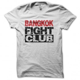 Shirt Bangkok Fight Club blanc pour homme et femme