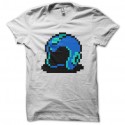 Shirt casque megaman version 16 bits blanc pour homme et femme
