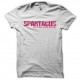 Shirt Spartacus rose/blanc pour homme et femme