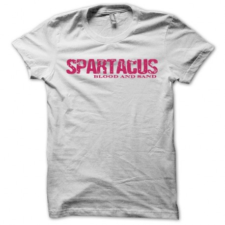 Shirt Spartacus rose/blanc pour homme et femme