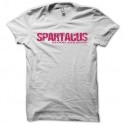 Shirt Spartacus rose/blanc pour homme et femme