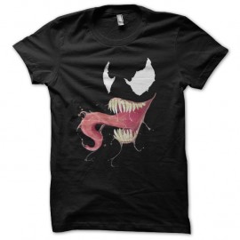 Shirt sigle Venom de Face noir pour homme et femme