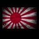 Shirt drapeau du soleil levant japonais noir pour homme et femme