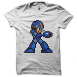 Shirt Megaman 16 bits blanc pour homme et femme