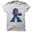 Shirt Megaman 16 bits blanc pour homme et femme