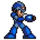 Shirt Megaman 16 bits blanc pour homme et femme