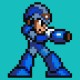 Shirt Megaman 16 bit bleu pour homme et femme