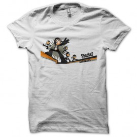 Shirt DAi shocker combatants blanc pour homme et femme