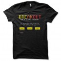 Shirt Breakout pixel art noir pour homme et femme