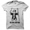 Shirt Monopoly parodie Gandalf blanc pour homme et femme