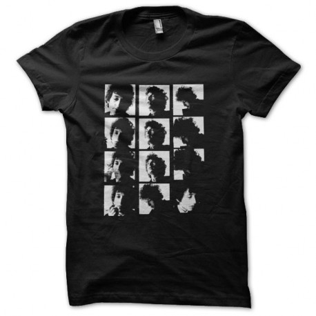 Shirt Bob Dylan photos session noir pour homme et femme
