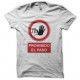 Shirt panneau Prohibo El Paso blanc pour homme et femme