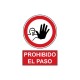 Shirt panneau Prohibo El Paso blanc pour homme et femme