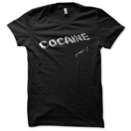 Shirt Cocaine artwork noir pour homme et femme