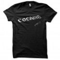 Shirt Cocaine artwork noir pour homme et femme