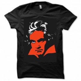 Shirt A clockwork Beethoven noir pour homme et femme