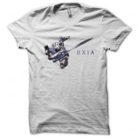 Shirt Gundam Exia origine blanc pour homme et femme