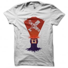 Shirt Cyclops et rayons lumineux blanc pour homme et femme