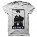 Shirt NCIS Gibbs parodie Obey blanc pour homme et femme