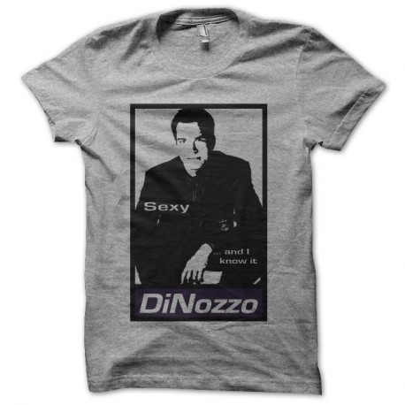 Shirt NCIS Tony Dinozzo parodie Obey gris pour homme et femme