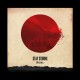 Shirt drapeau japonais atomique noir pour homme et femme