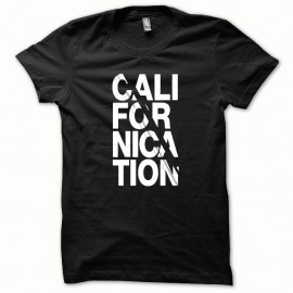 Shirt Californication version classique blanc/noir pour homme et femme
