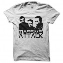 Shirt Massive Attack band artwork blanc pour homme et femme