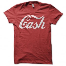 Shirt Cash The White Stripes rare rouge pour homme et femme