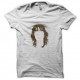 Shirt Patti Smith halftone artwork blanc pour homme et femme
