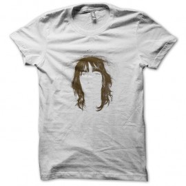 Shirt Patti Smith halftone artwork blanc pour homme et femme
