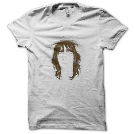 Shirt Patti Smith halftone artwork blanc pour homme et femme