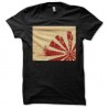 Shirt le samourai du japon noir pour homme et femme