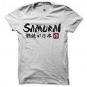 Shirt samurai blanc pour homme et femme