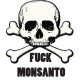 Shirt Fuck Monsanto - Non a monsanto Ogm Blanc pour homme et femme