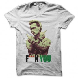 Shirt Chris Prolls Fuck you blanc pour homme et femme