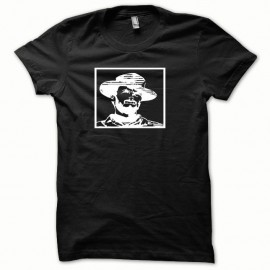 Shirt Clint Eastwood blanc/noir pour homme et femme