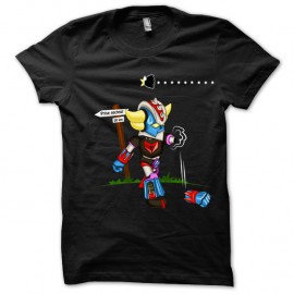 Shirt Goldorak Go parodie noir pour homme et femme