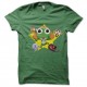 Shirt Gonso Karoro art work vert pour homme et femme
