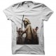 Shirt Walkin Dead Michonne artwork blanc pour homme et femme